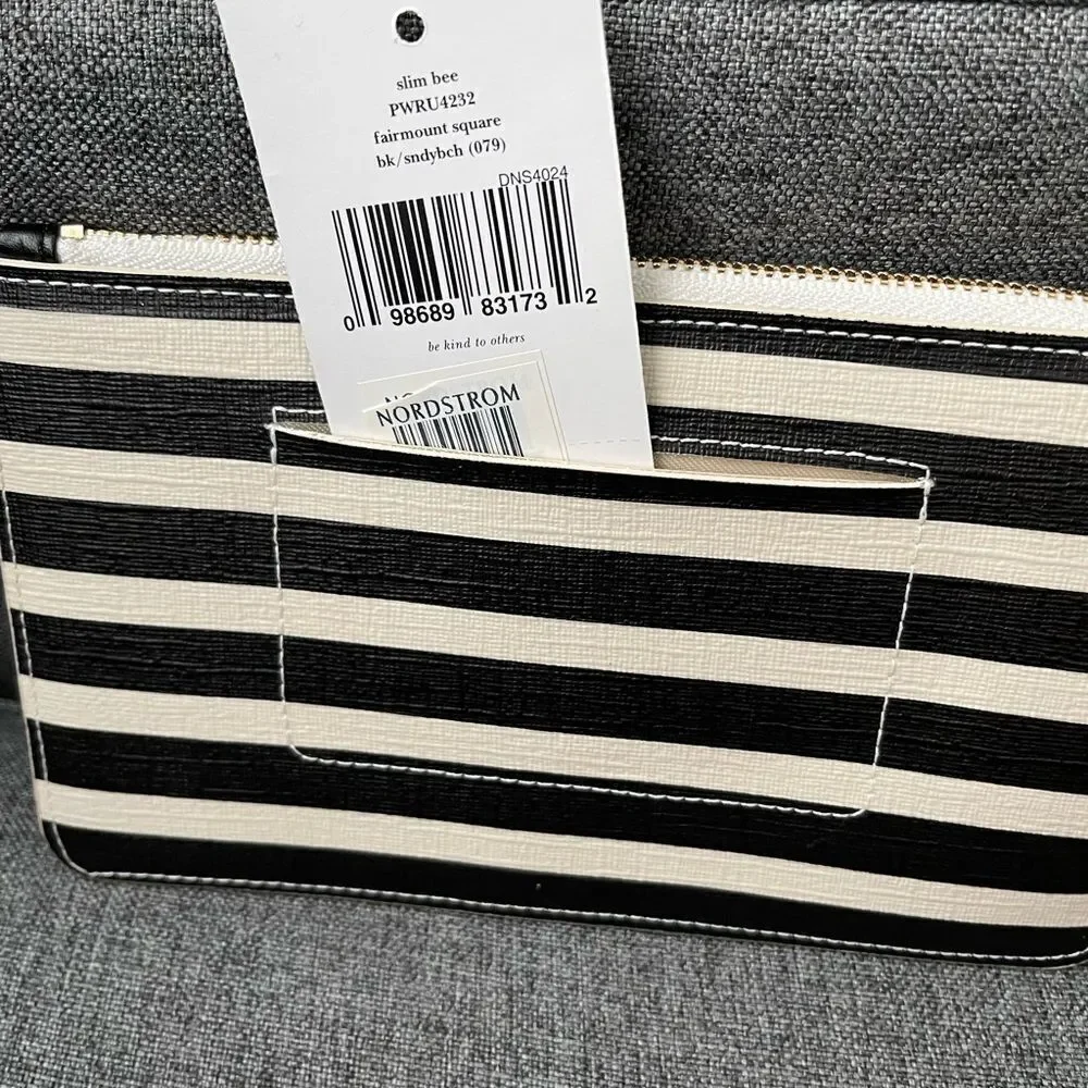 KATE SPADE fairmount square slim bee wristlet‎